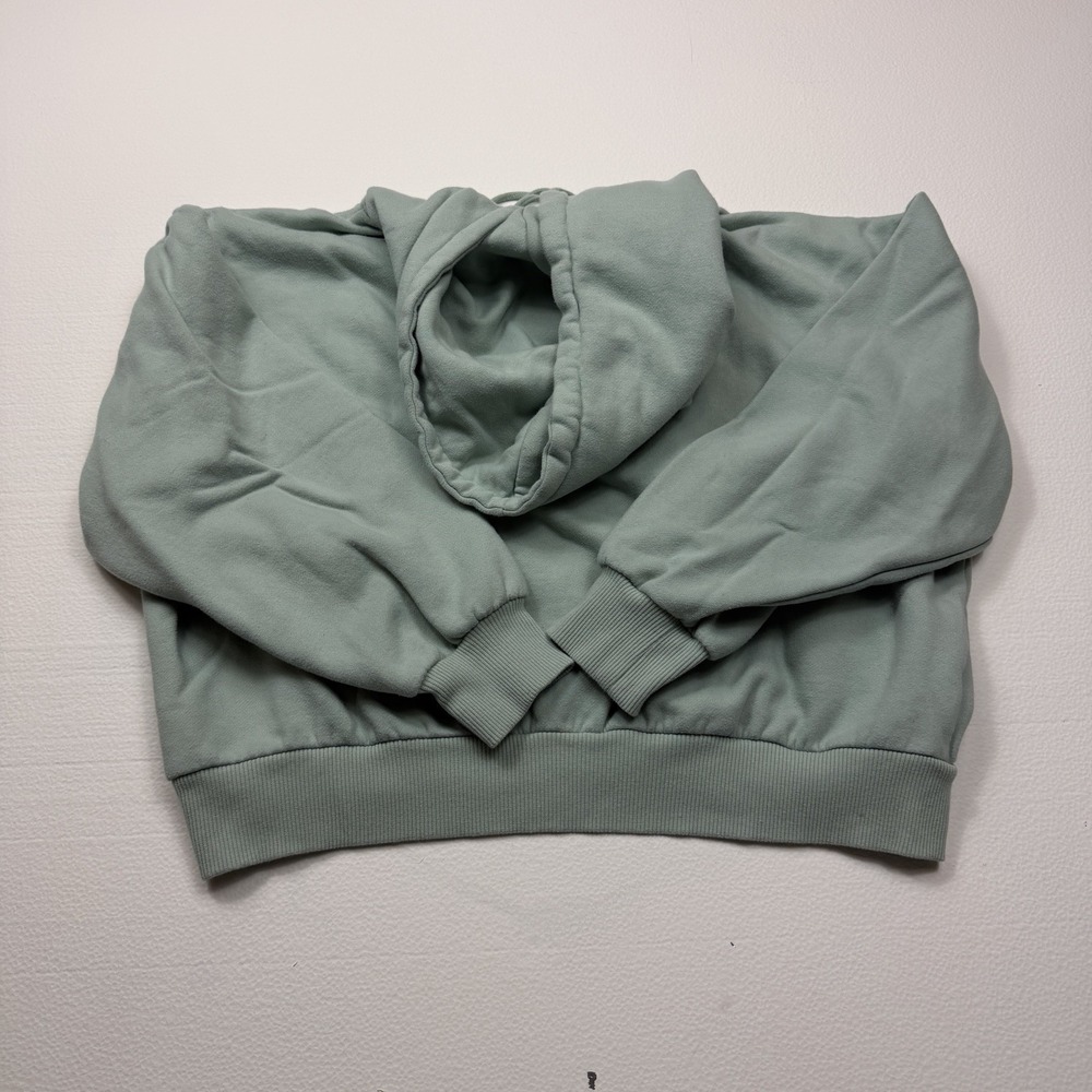 Vans sage green Cropped Hoodie women's - Picture 9 of 10
